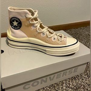 BRAND NEW. Kim Jones for Converse (2021) Men’s High Top Ivory Chuck Taylors.